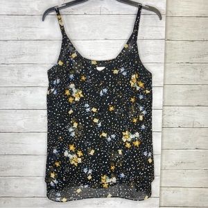 CABI Floral Print Top Size Small
